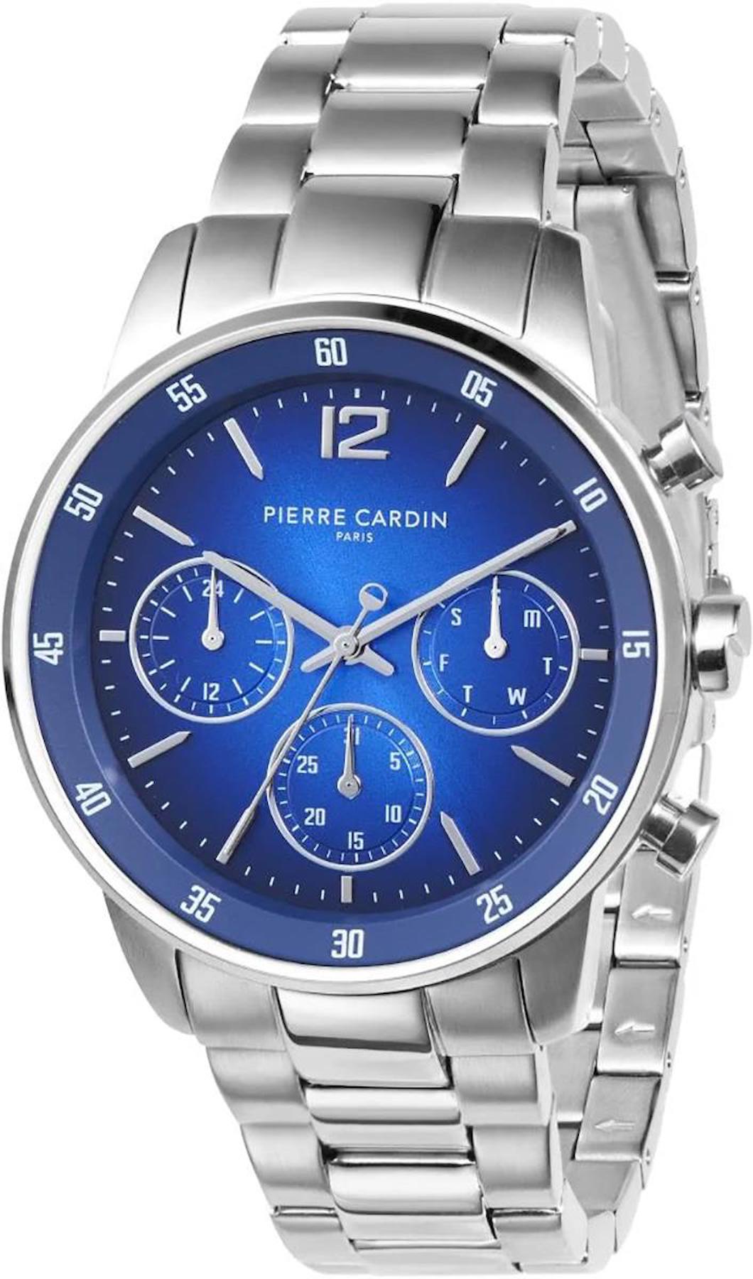 Pierre Cardin CMR.1001 Takvimli 40 mm Çelik Kordon Analog Erkek Kol Saati