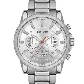 Northwest NW-2101-A Takvimli 45 mm Çelik Kordon Analog Erkek Kol Saati