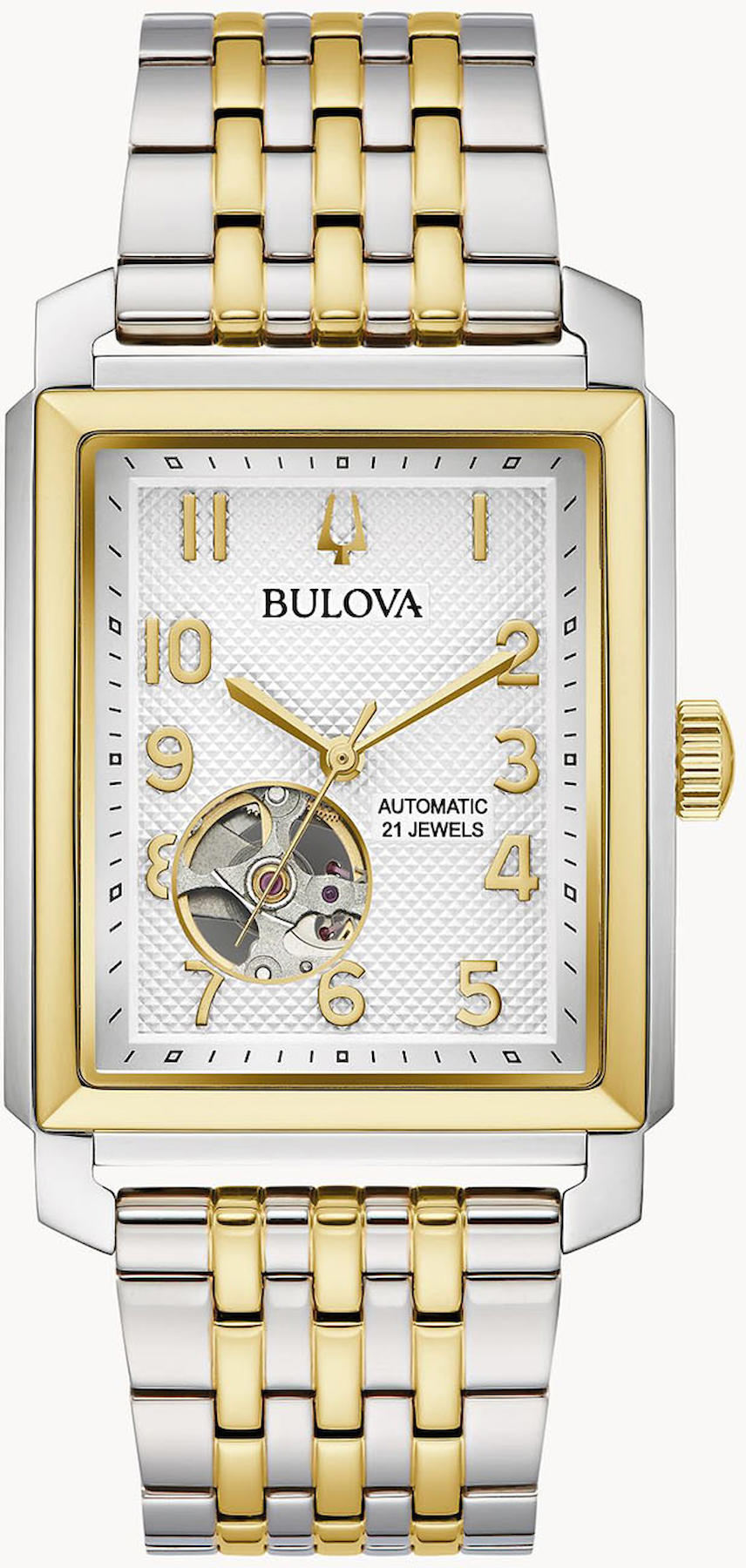 Bulova 98A308 33 mm Altın-Çelik Kordon Analog Kol Saati