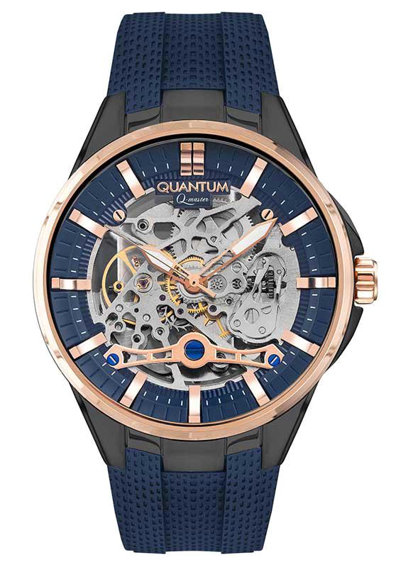 Quantum QMG926.899 44 mm Lacivert Metal Kordon Analog Erkek Kol Saati