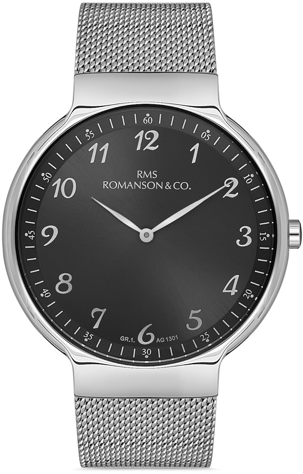 Romanson RMS.1.AG1301.11 42 mm Çelik Kordon Analog Kol Saati
