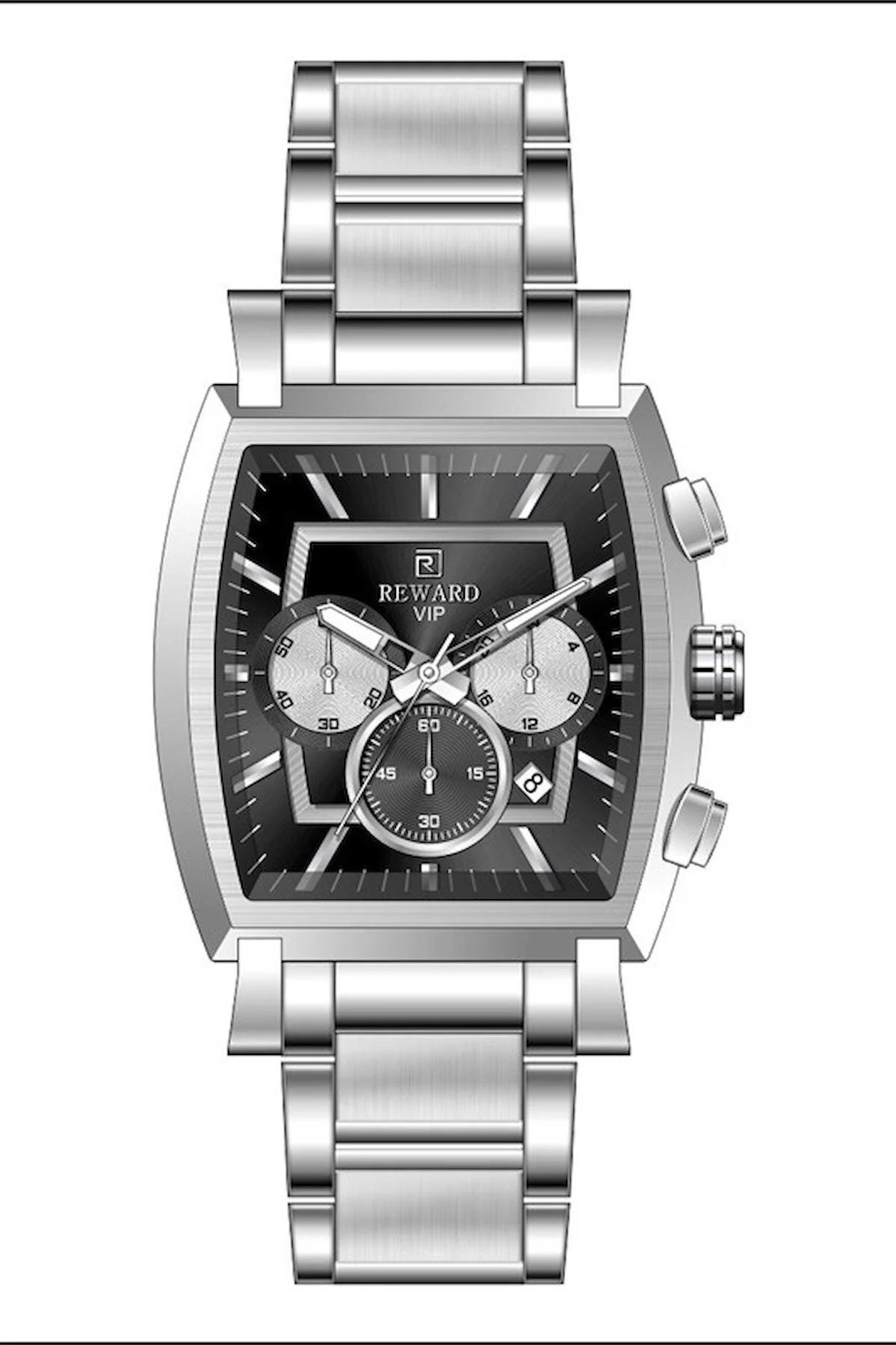 Reward A144241 Takvimli 40 mm Çelik Kordon Analog Erkek Kol Saati