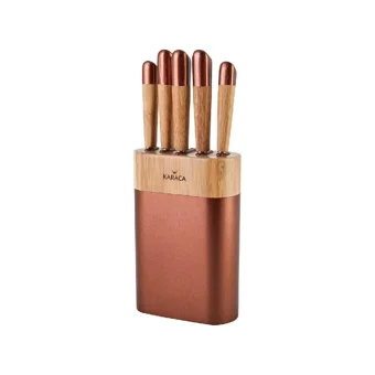 Karaca Maple Rosegold 6 Parça Bıçak Seti
