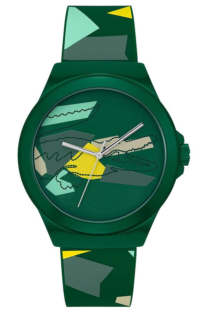 Lacoste LAC2011186 42 mm Çok Renkli Silikon Kordon Analog Erkek Kol Saati