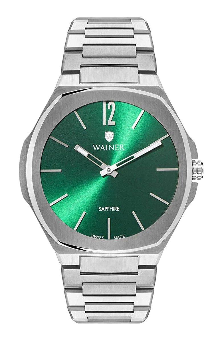 Wainer WA.10122-H 42 mm Çelik Kordon Analog Erkek Kol Saati