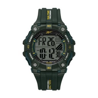 Reebok RV-VAL-G9-PBPB-WY Takvimli 46 mm Yeşil Silikon Kordon Analog Kol Saati