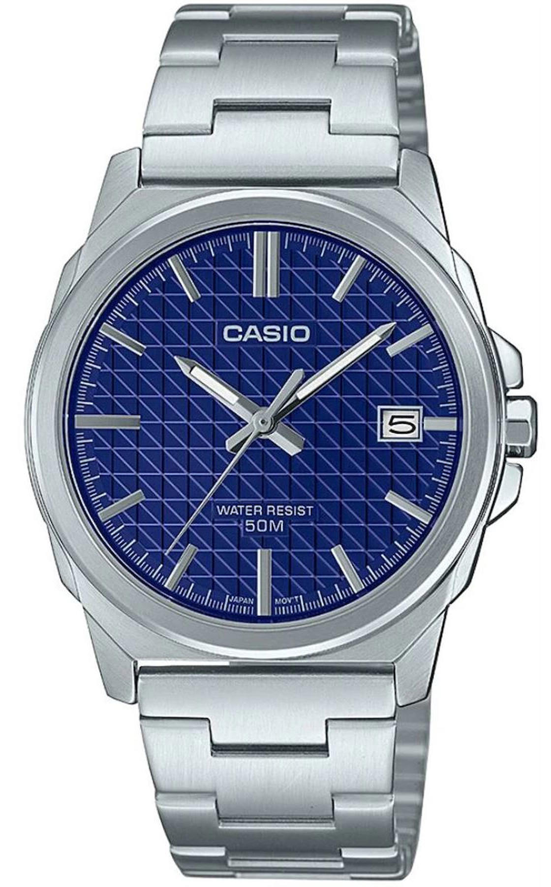 Casio MTP-E720D-2AVDF Takvimli 38 mm Çelik Kordon Analog Erkek Kol Saati