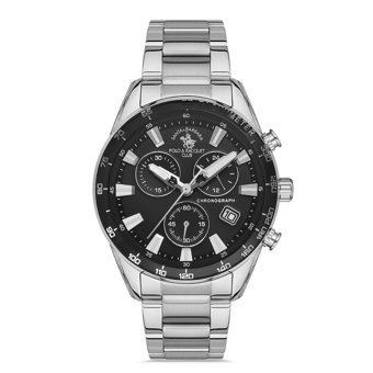 Santa Barbara Polo & Racquet Club SB.1.10430.1 Takvimli 44 mm Çelik Kordon Analog Erkek Kol Saati
