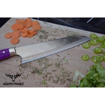 North Knife Mika Set 3'lü Mor Mutfak Bıçağı