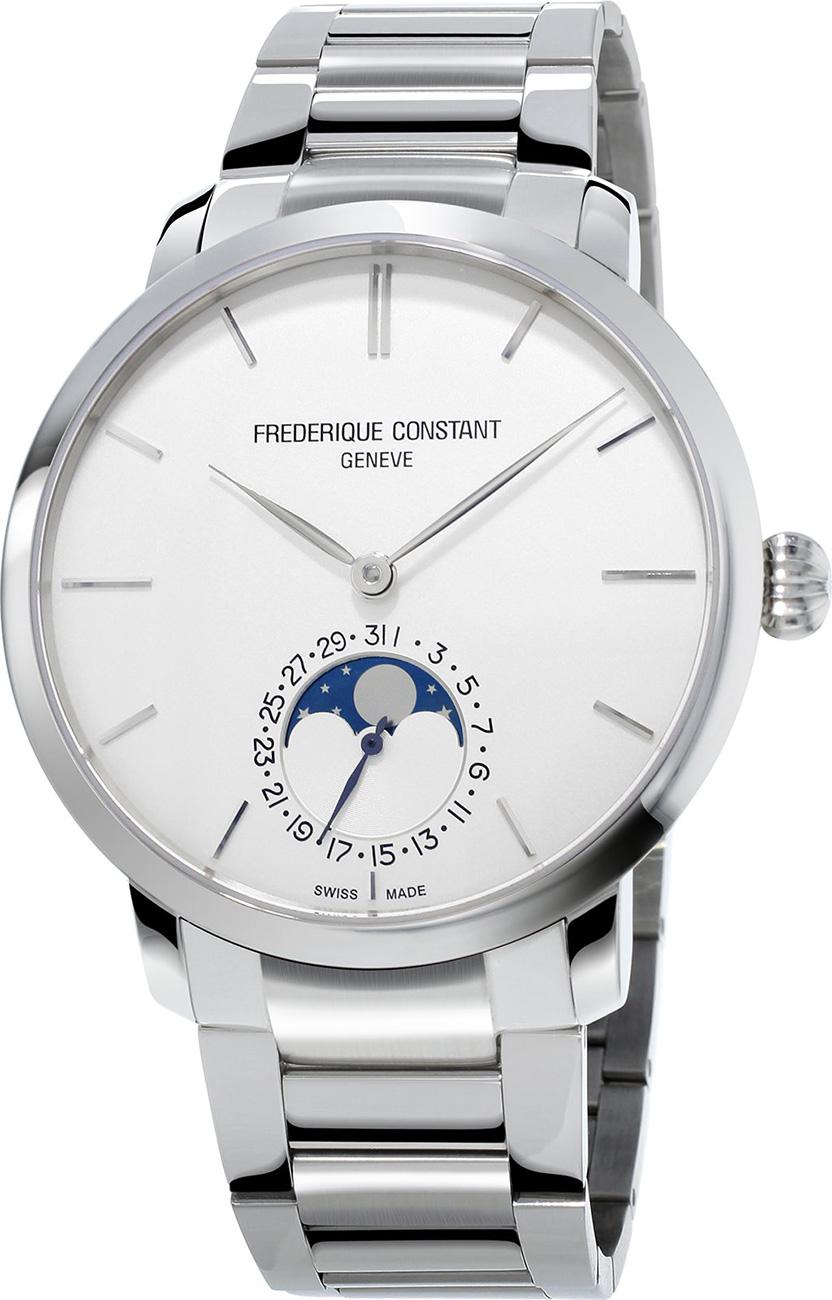 Frederique Constant FC705S4S6B2 Takvimli 42 mm Çelik Kordon Analog Kol Saati