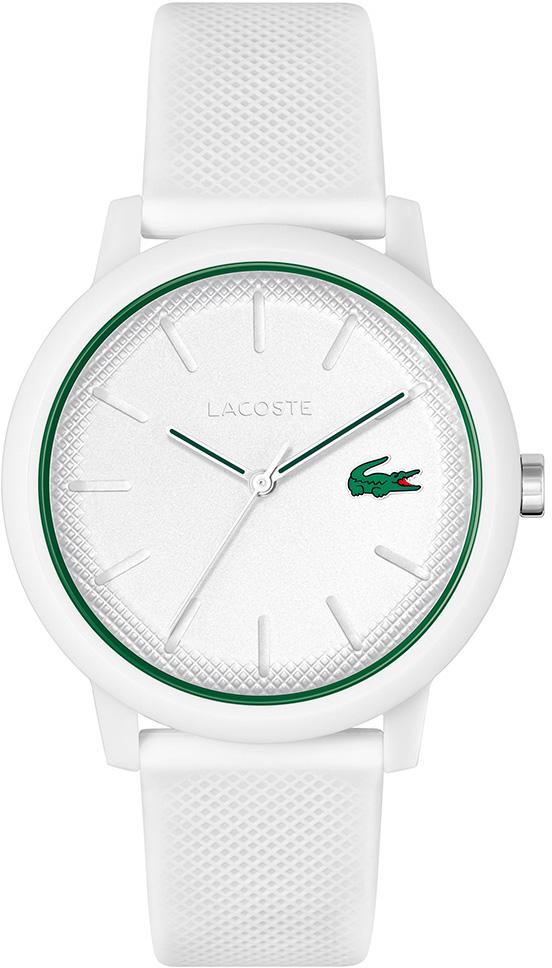 Lacoste LAC2011169 42 mm Beyaz Silikon Kordon Analog Erkek Kol Saati
