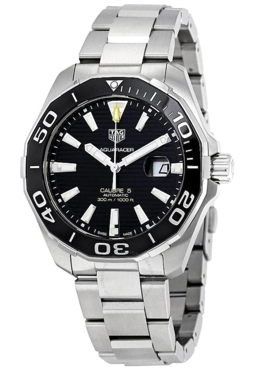 Tag Heuer WAY201A.BA0927 Takvimli 44 mm Lacivert Çelik Kordon Analog Erkek Kol Saati