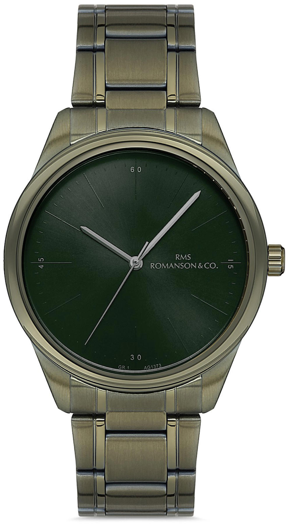 Romanson GR.1.AG1373.24 41 mm Yeşil Çelik Kordon Analog Kol Saati