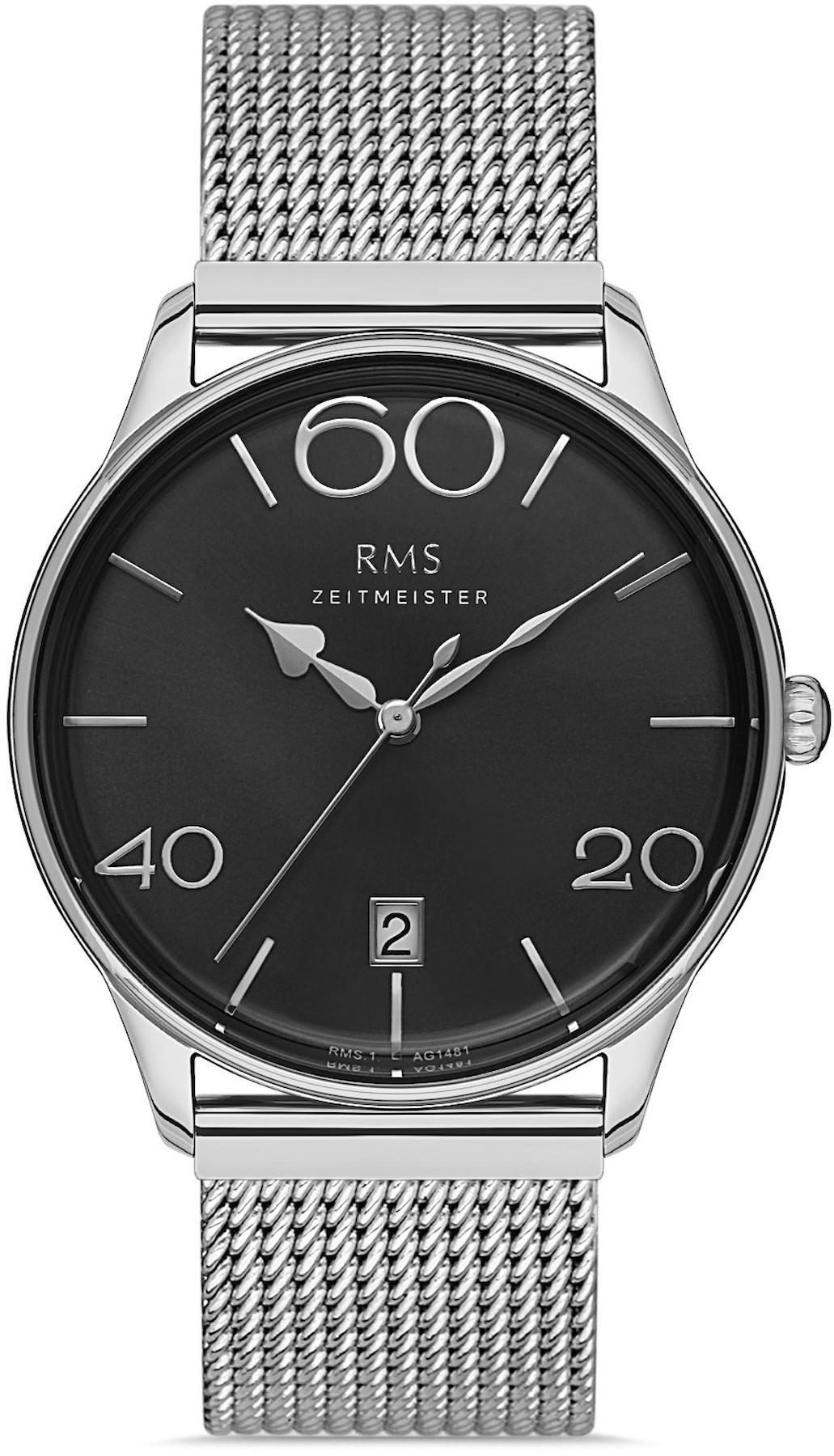 Romanson RMS.1.AG1481.02 Takvimli 42 mm Çelik Kordon Analog Kol Saati