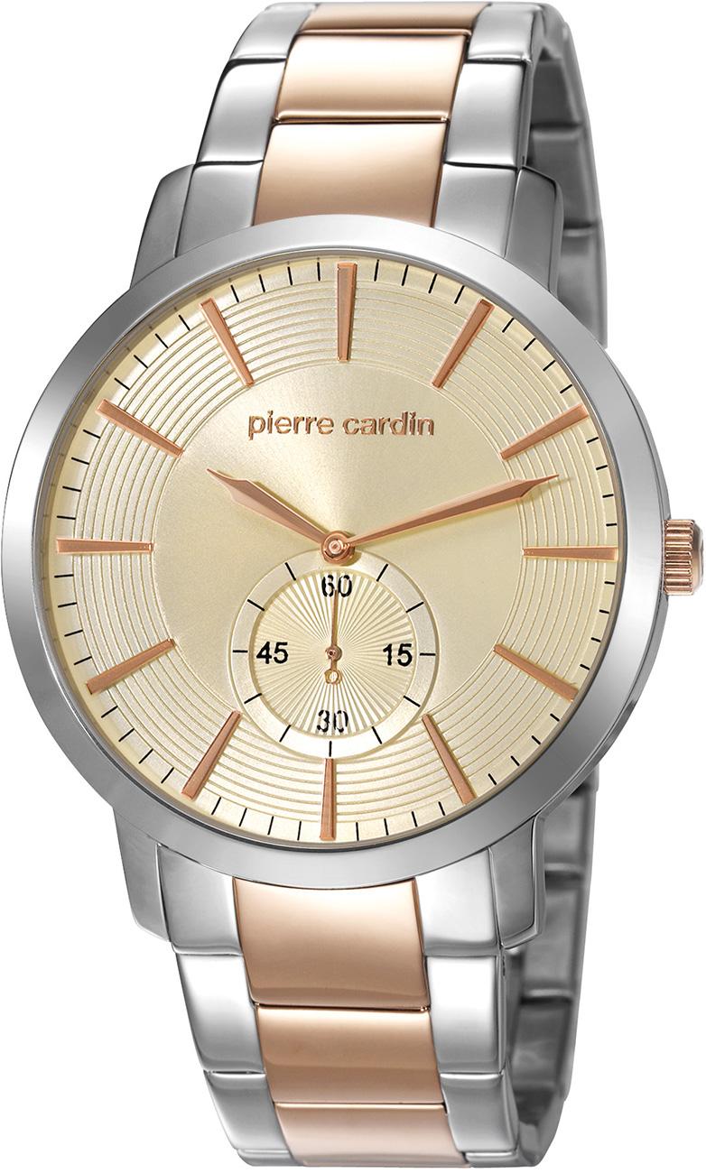 Pierre Cardin PC106981F09 44 mm Gri-Rose Gold Çelik Kordon Analog Kol Saati