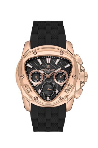 Daniel Klein DK.1.13679.6 Takvimli 45 mm Siyah Silikon Kordon Analog Kol Saati