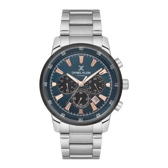 Daniel Klein DKE.1.10690-5 Takvimli 44 mm Çelik Kordon Analog Erkek Kol Saati