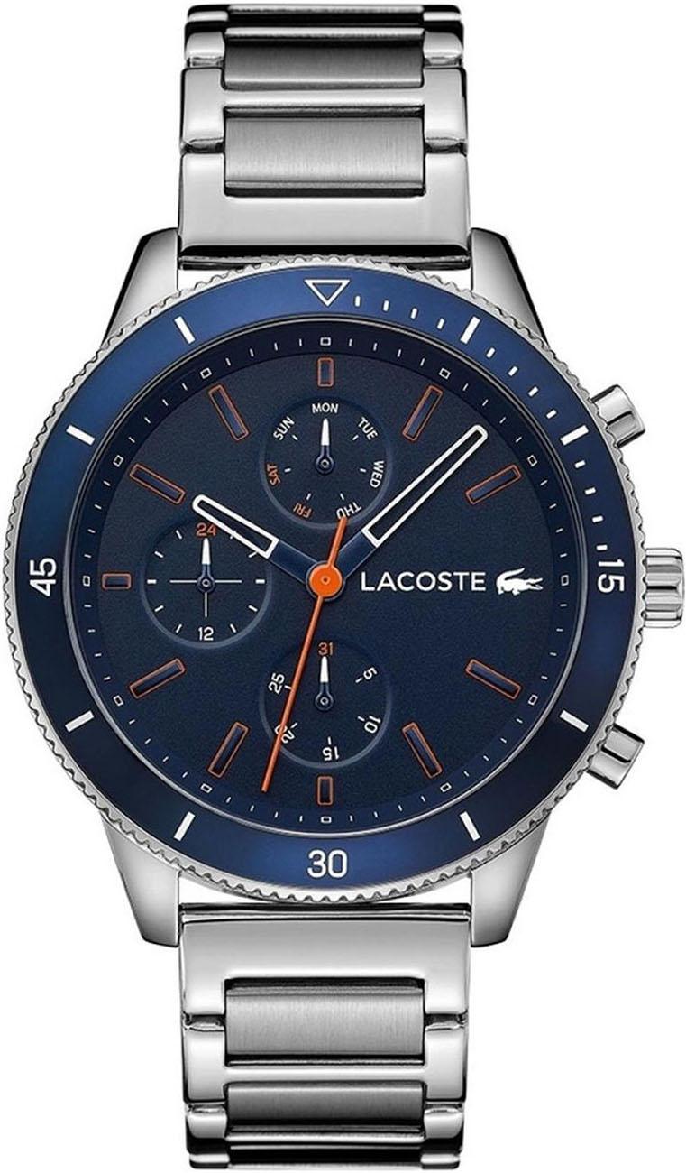 Lacoste LAC2010995 Takvimli 42 mm Çelik Kordon Analog Erkek Kol Saati