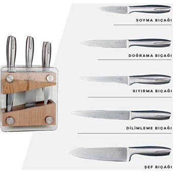 Karaca 6 Parça Venüs Bıçak Set