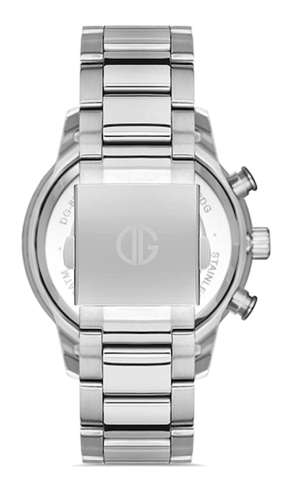 David Guner DG-8362GA-A2 Takvimli 42 mm Çelik Kordon Analog Kol Saati