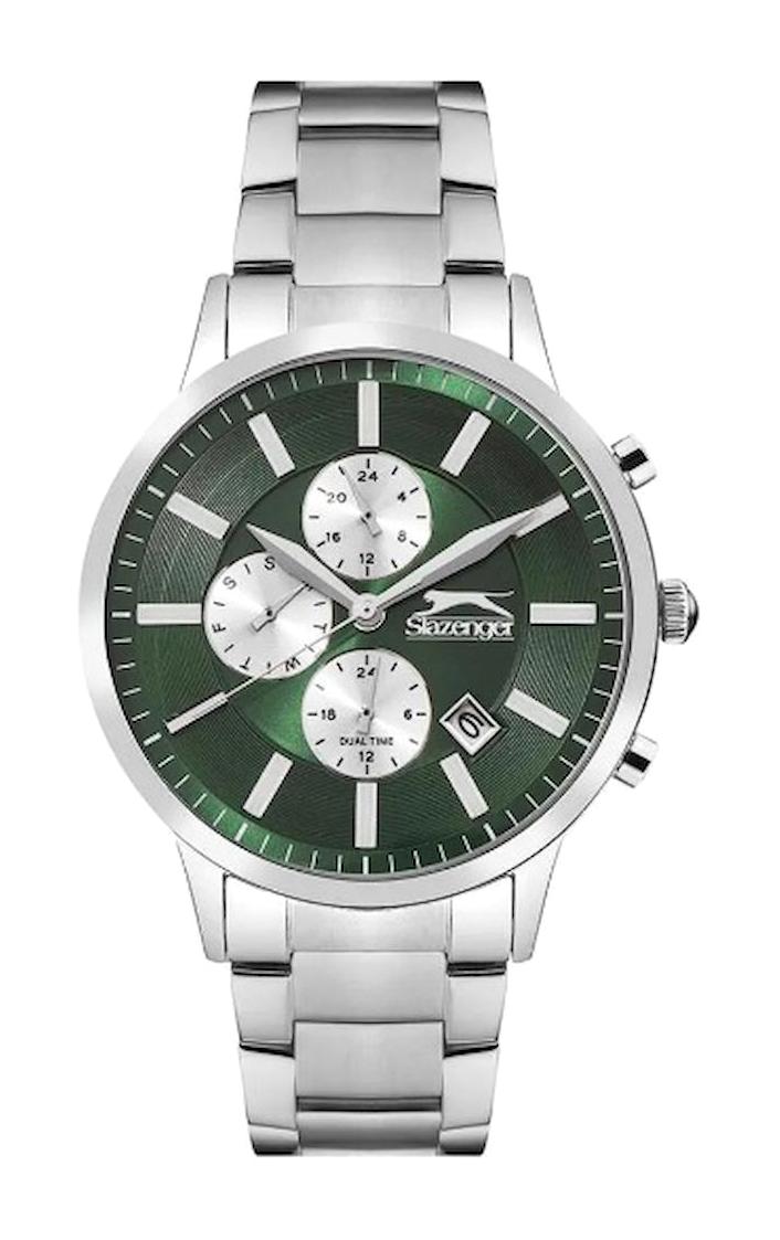 Slazenger SL.09.1800.2.06 Takvimli 45 mm Çelik Kordon Analog Erkek Kol Saati