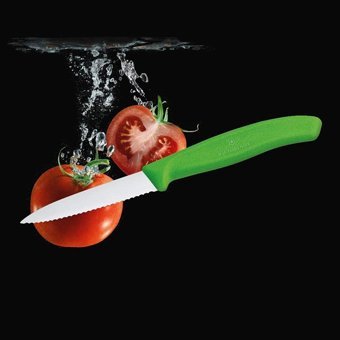 Evrekala Shop Tırtıklı Bıçak Ve Soyacak Seti Victorinox Green Knives Set