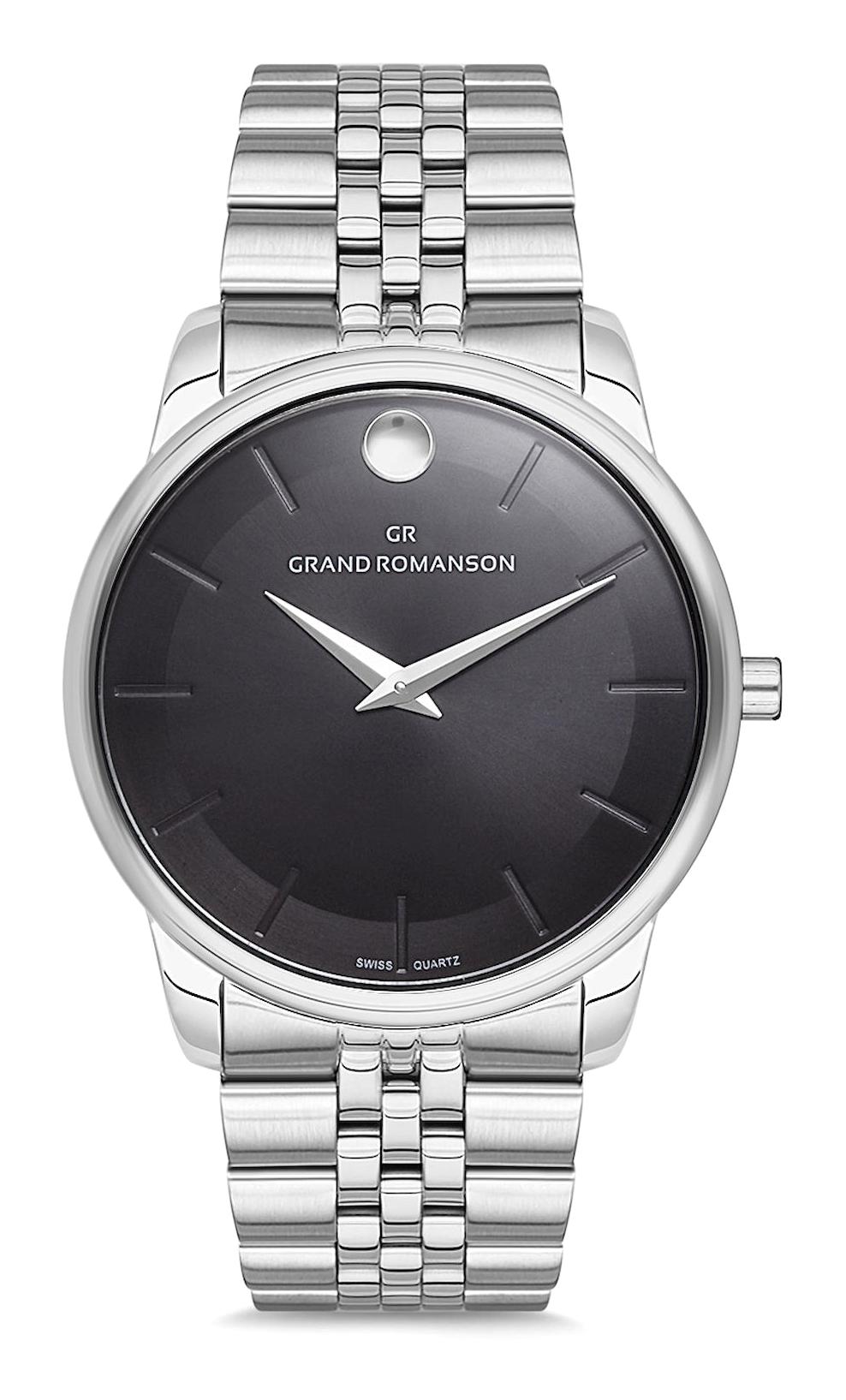 Romanson GR.1.AG1228.03 Takvimli 44 mm Çelik Kordon Analog Erkek Kol Saati