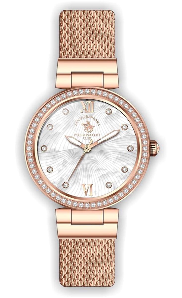 Santa Barbara Polo & Racquet Club SB.1.10006.3 Rose Gold Çelik Kordon Analog Erkek Kol Saati