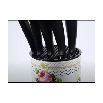 melekstore 6 Parça Stantlı Şef Bıçak Seti