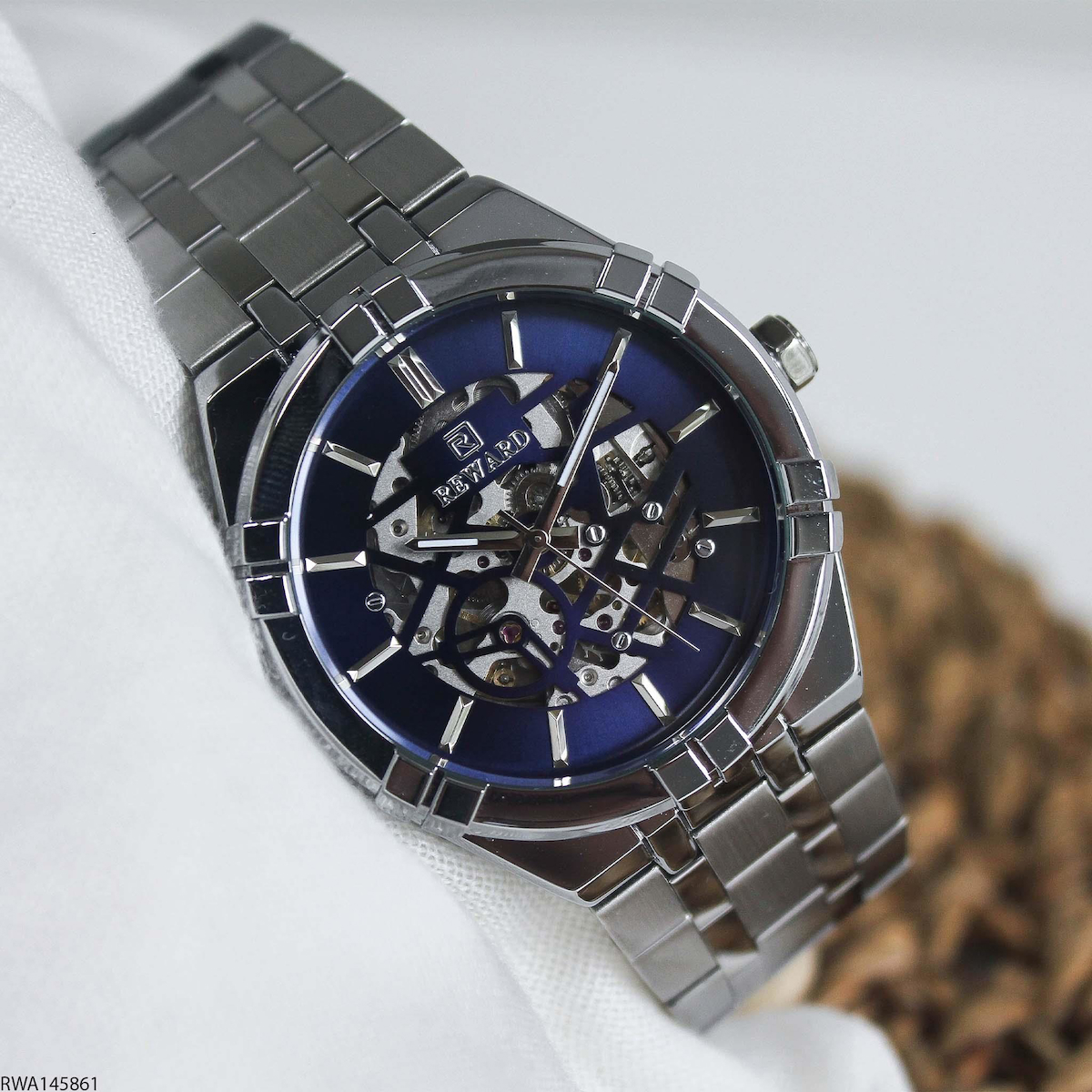 Reward RWA145861 42 mm Çelik Kordon Analog Erkek Kol Saati