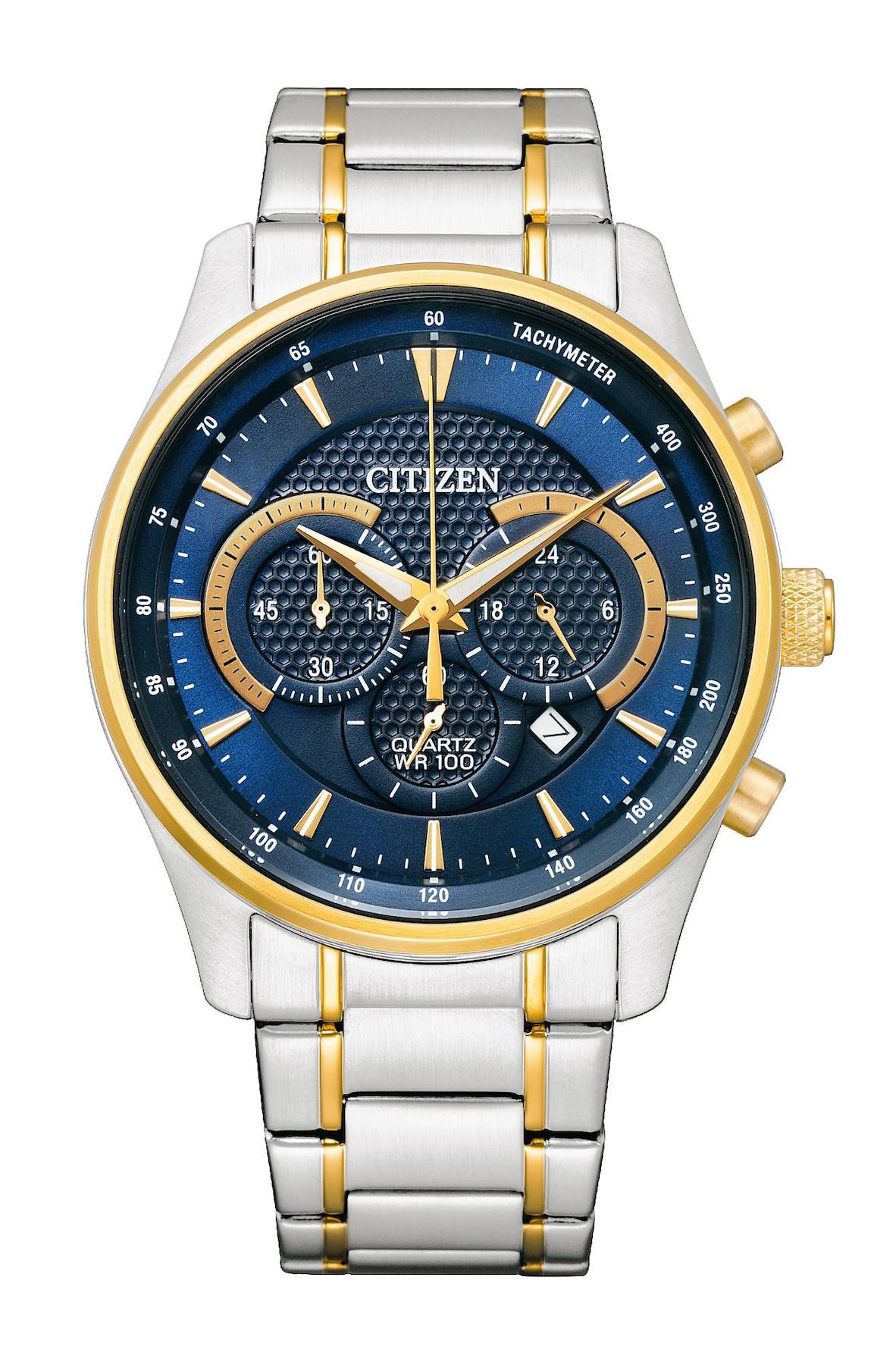 Citizen AN8194-51L Takvimli Çelik Kordon Analog Erkek Kol Saati