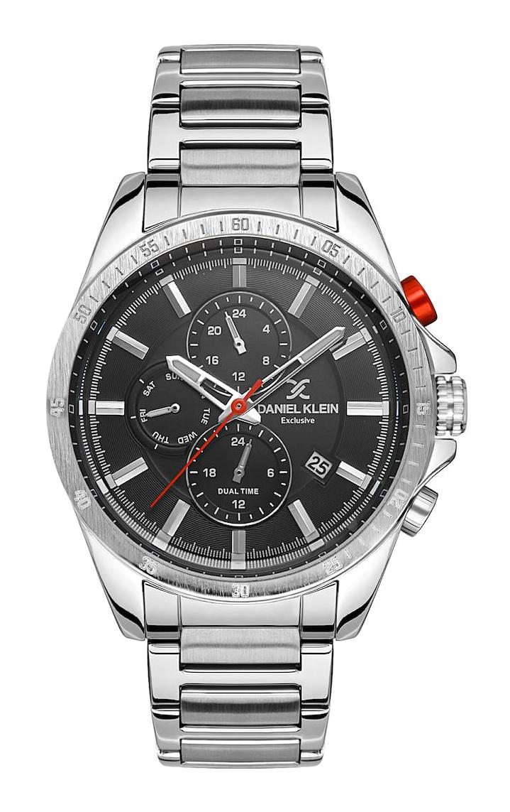 Daniel Klein DK.1.13532-2 Takvimli Çelik Kordon Analog Erkek Kol Saati