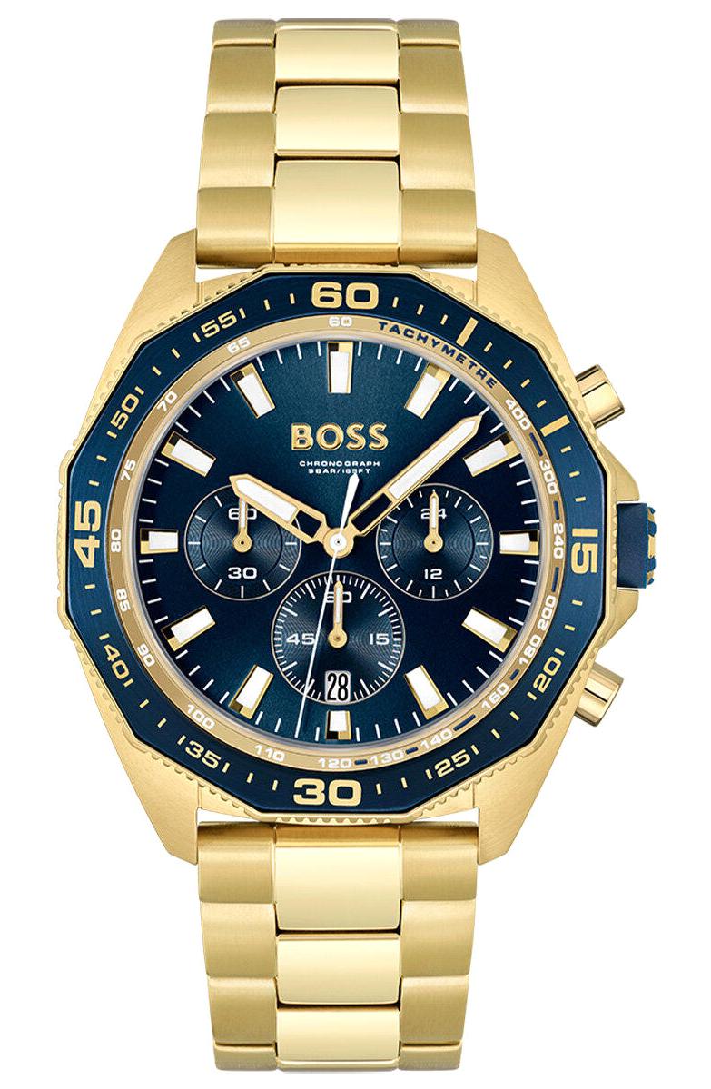 Boss Watches HB1513973 Takvimli 44 mm Altın Çelik Kordon Analog Erkek Kol Saati