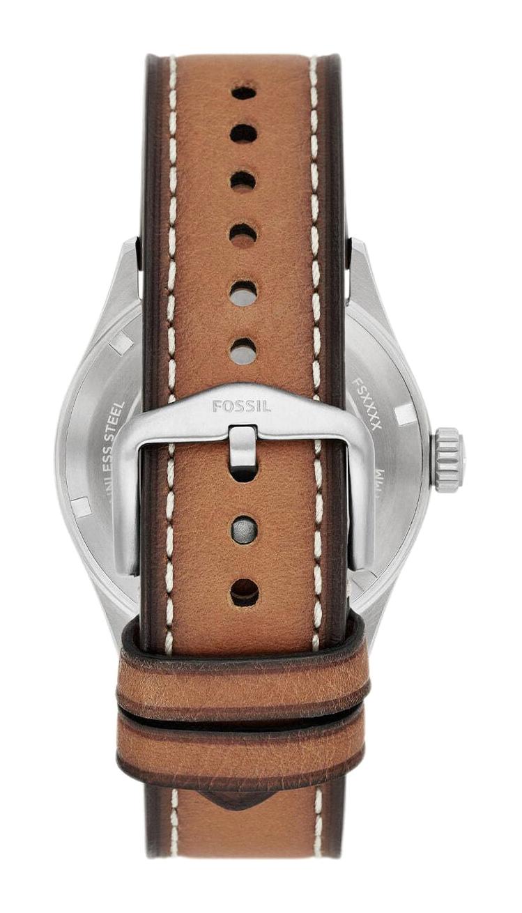 Fossil FFS5975 Takvimli 40 mm Kahverengi Deri Kordon Analog Erkek Kol Saati