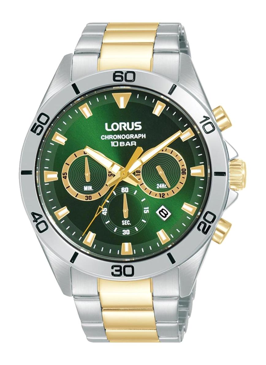 Lorus RT339KX9 Takvimli 43 mm Altın-Çelik Kordon Analog Erkek Kol Saati