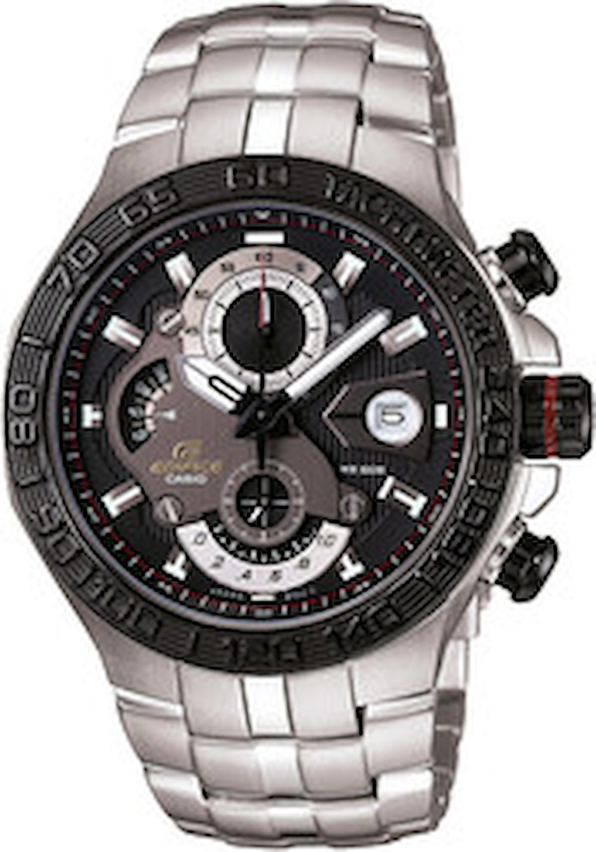 Casio EFE-505D-1AVDR Takvimli 44.5 mm Çelik Kordon Analog Erkek Kol Saati