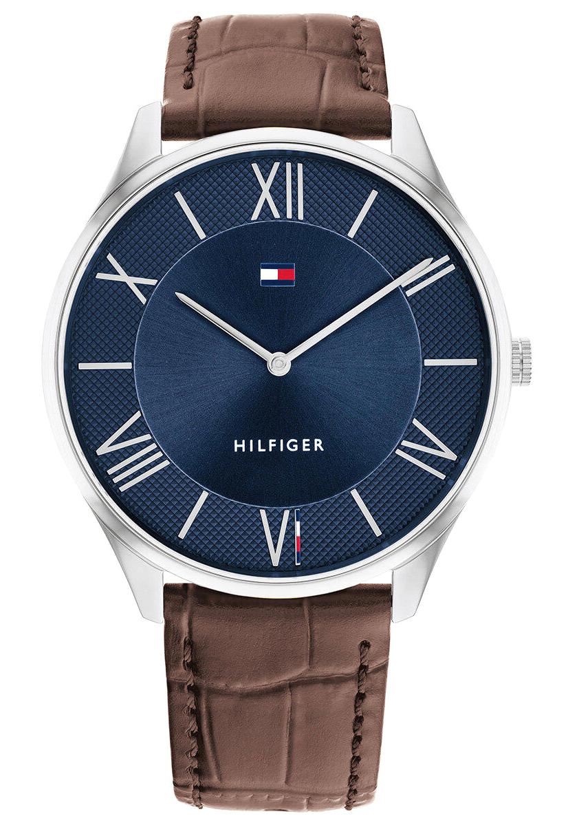 Tommy Hilfiger TH1710536 Takvimli 43 mm Kahverengi Deri Kordon Analog Erkek Kol Saati