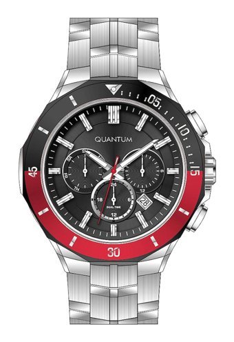 Quantum PWG1047.350 Takvimli 46-50 mm Çelik Kordon Analog Erkek Kol Saati