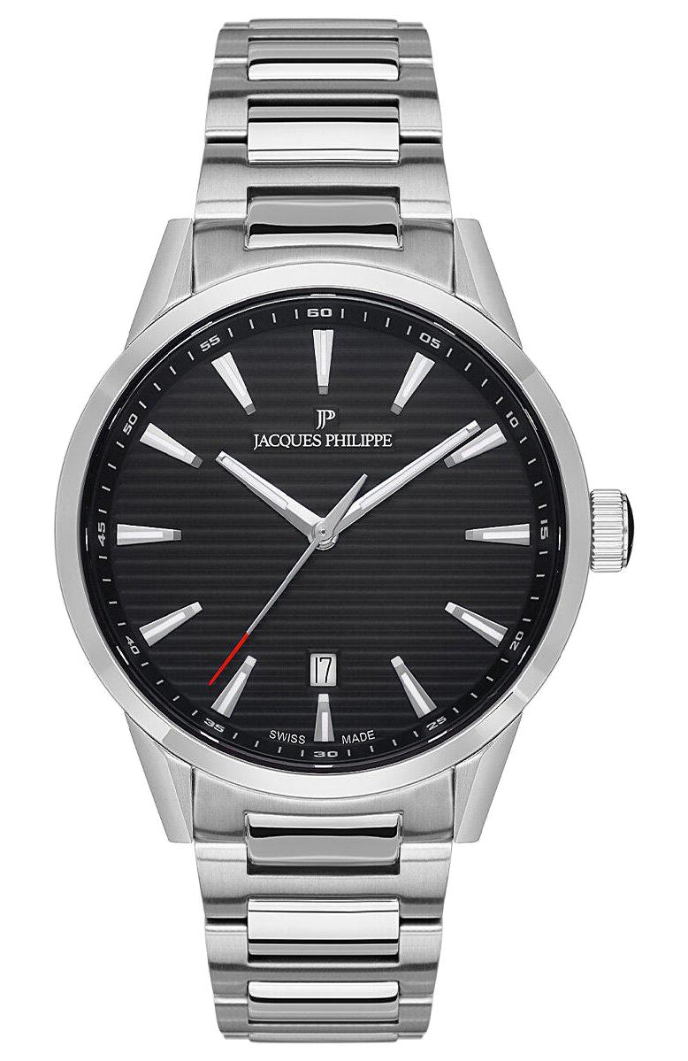 Jacques Philippe JPQGS091316 Takvimli 41 mm Çelik Kordon Analog Erkek Kol Saati