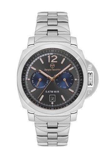 Sergio Tacchini ST.1.10413.3 Takvimli 44 mm Çelik Kordon Analog Erkek Kol Saati