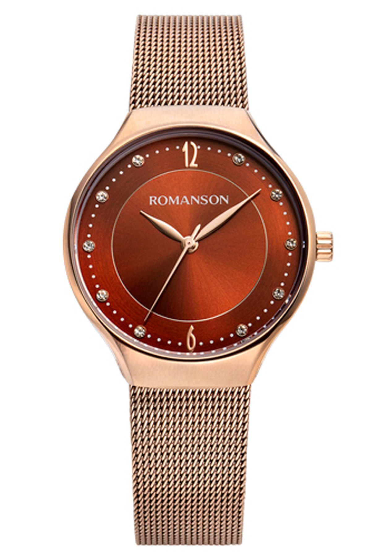 Romanson TM9A18LLRRAB6R Rose Gold Çelik Kordon Analog Erkek Kol Saati