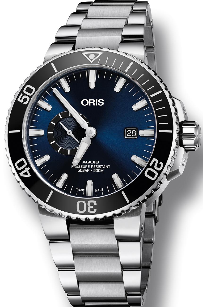 Oris 743-7733-4135-07-8-24-05PEB Takvimli 45 mm Çelik Kordon Analog Kol Saati