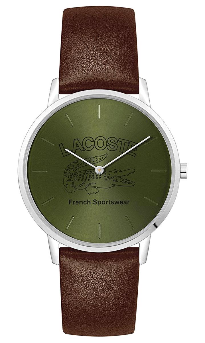 Lacoste LAC2011212 Kahverengi Deri Kordon Analog Erkek Kol Saati