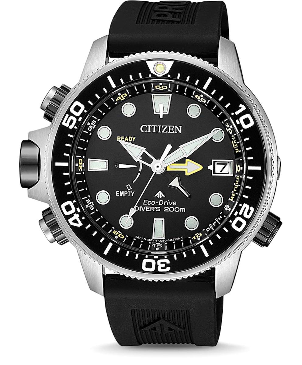 Citizen BN2036-14E Takvimli Siyah Silikon Kordon Analog Erkek Kol Saati