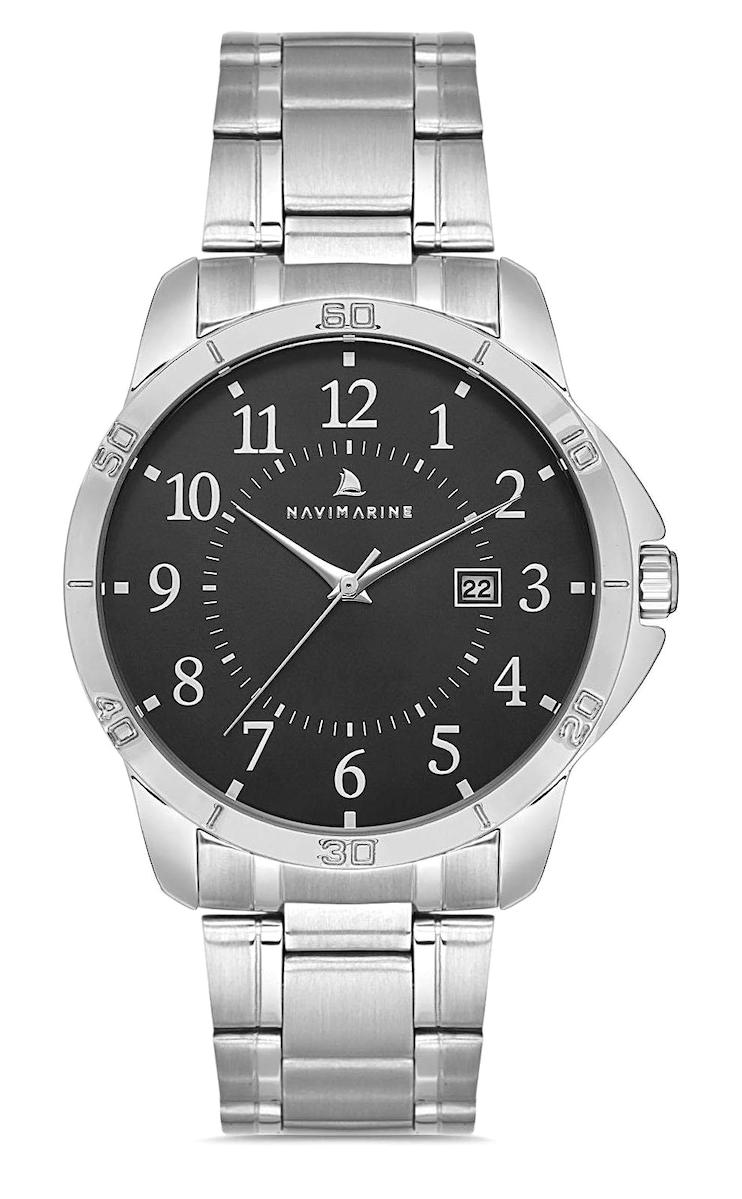 Navimarine NVM57-A2 Takvimli Çelik Kordon Analog Erkek Kol Saati