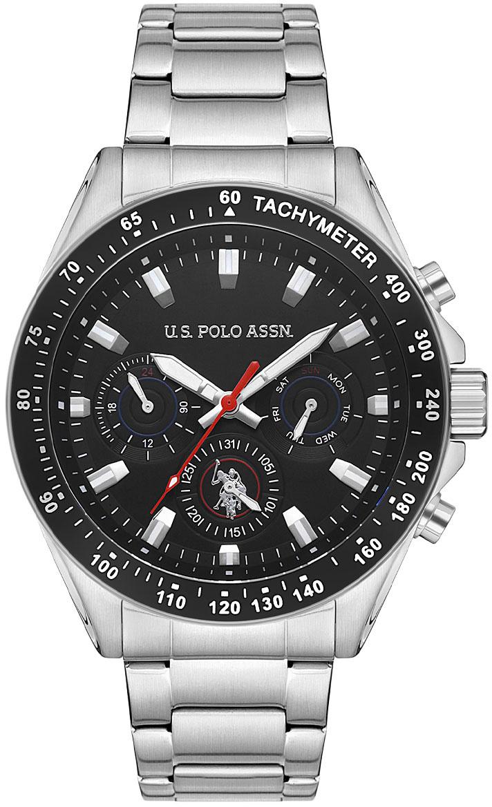 U.S. Polo Assn USPA1040-07 Takvimli 46 mm Çelik Kordon Analog Erkek Kol Saati