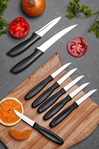 Kitchen Life 8 Parça Profesyonel Mutfak Şef Bıçak Seti - Meyve Kahvaltı Doğrama Bıçağı