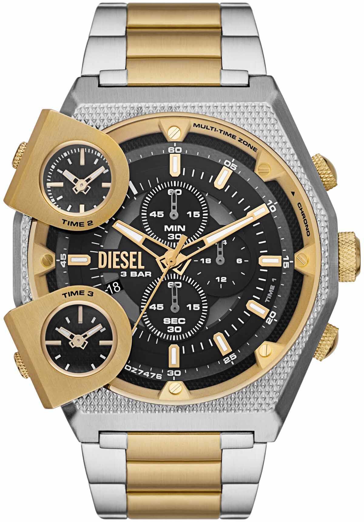 Diesel DZ7476 Takvimli 42 mm Çelik Kordon Analog Erkek Kol Saati