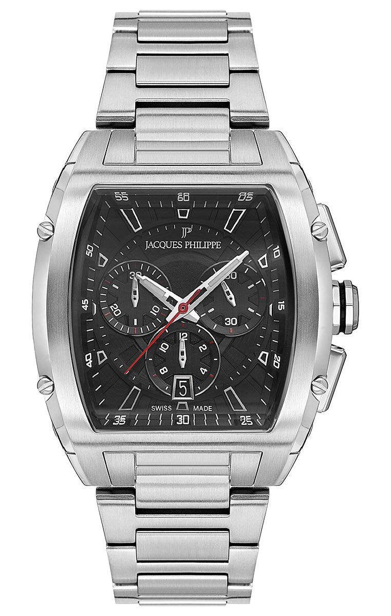 Jacques Philippe JPQGC461316 Pusulalı Takvimli 42 mm Çelik Kordon Analog Erkek Kol Saati