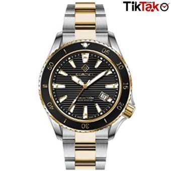 Gant G174005 Takvimli 45 mm Altın-Çelik Kordon Analog Erkek Kol Saati